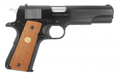 Een pistool van het merk Colt Kal.45 type Government, afwerking – 'blauw'  Colt 45 Government