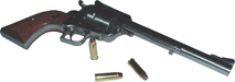 Een revolver van het merk Rüger Kal.45 ACP en 45, type Long Colt, loop 7 1/2'' - simple action  Colt 45 lont Colt